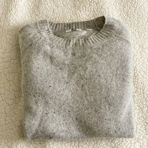 Grey dotted sweater | Uniqlo